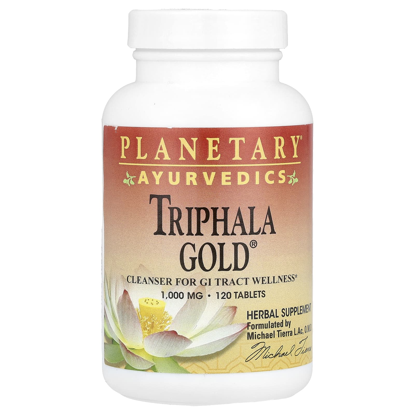 

Ayurveda, Triphala Gold®, 2,000Mg, 120 Tablets (1,000Mg per Tablet)