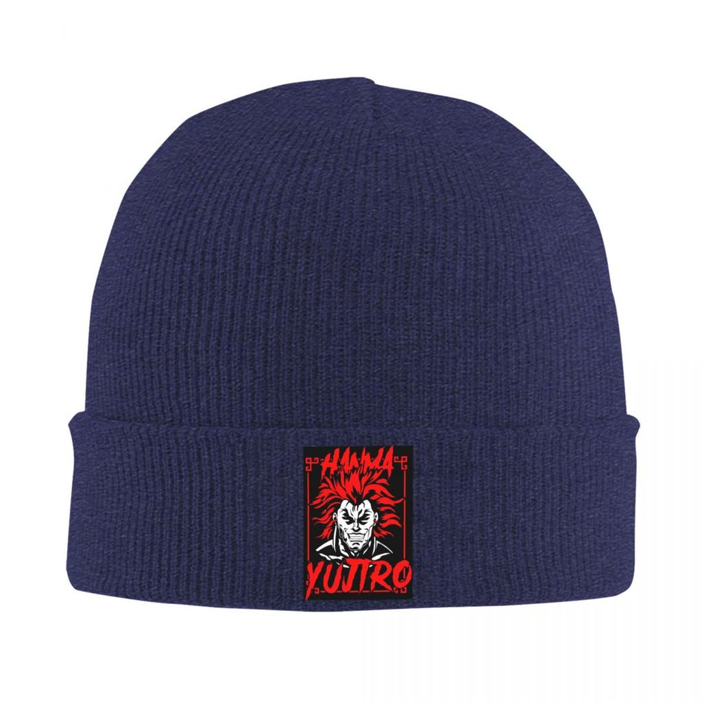 Yujiro Baki Hanma Grappler Fight Warm Knitted Cap Winter Knit Bonnet Hat Skullies Beanies Hip Hop Caps for Unisex