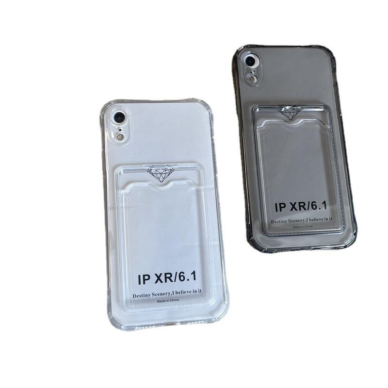 Card Bag 17 Mobile Phone Case TPU Card 15 for Apple Mobile Phone Case for IPhone16/13promax Protective Case