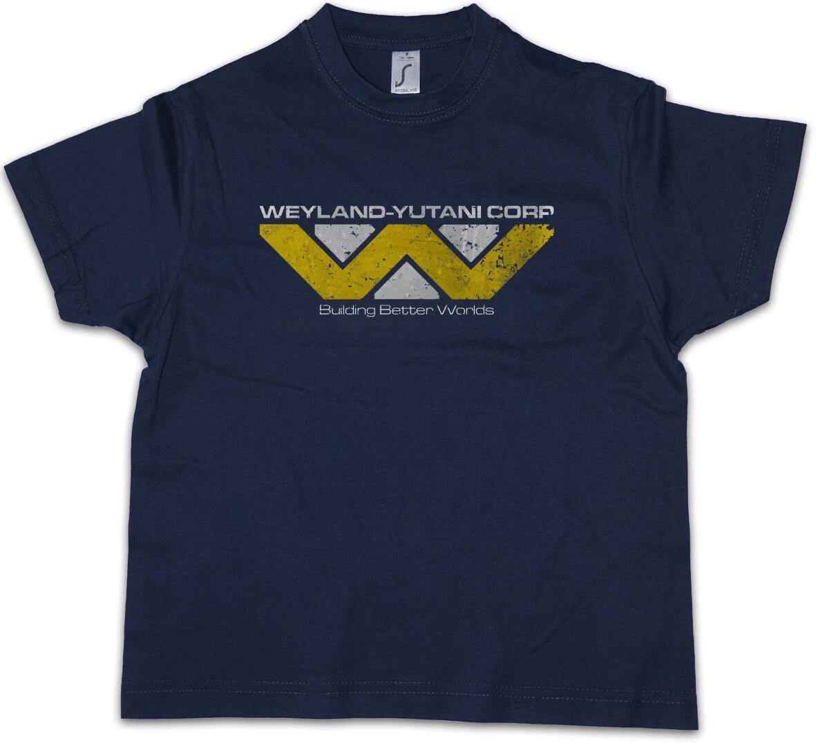 WEYLAND YUTANI CORP Kids Boys T-Shirt USCSS Nostromo Alien Logo Corperation- 140