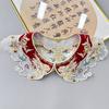 National Style Embroidered Hanfu Top Cloud Shoulder Accessories Heavy Industry Tassel Pendant Embroidered Wedding Clothing New Year'S Clothing