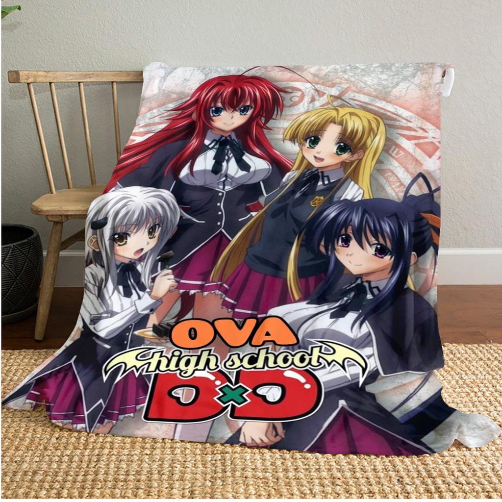 High School Dxd Plush Blanket Soft Comfortable All Seasons Blanket Sofa Office Naps Blanket Outdoor Travel Throw Perfect Gift