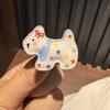 New dopamine Colorful bow Shoe laces Charms for Sneakers Cartoon Dog Shoe Decorations Charm Crystal Pearl Bow Shoes Accessories