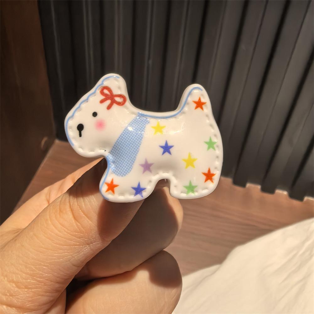 New dopamine Colorful bow Shoe laces Charms for Sneakers Cartoon Dog Shoe Decorations Charm Crystal Pearl Bow Shoes Accessories