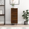 Sideboard Brown Oak Effect 34.5 x 34 x 90 cm Engineered Wood
