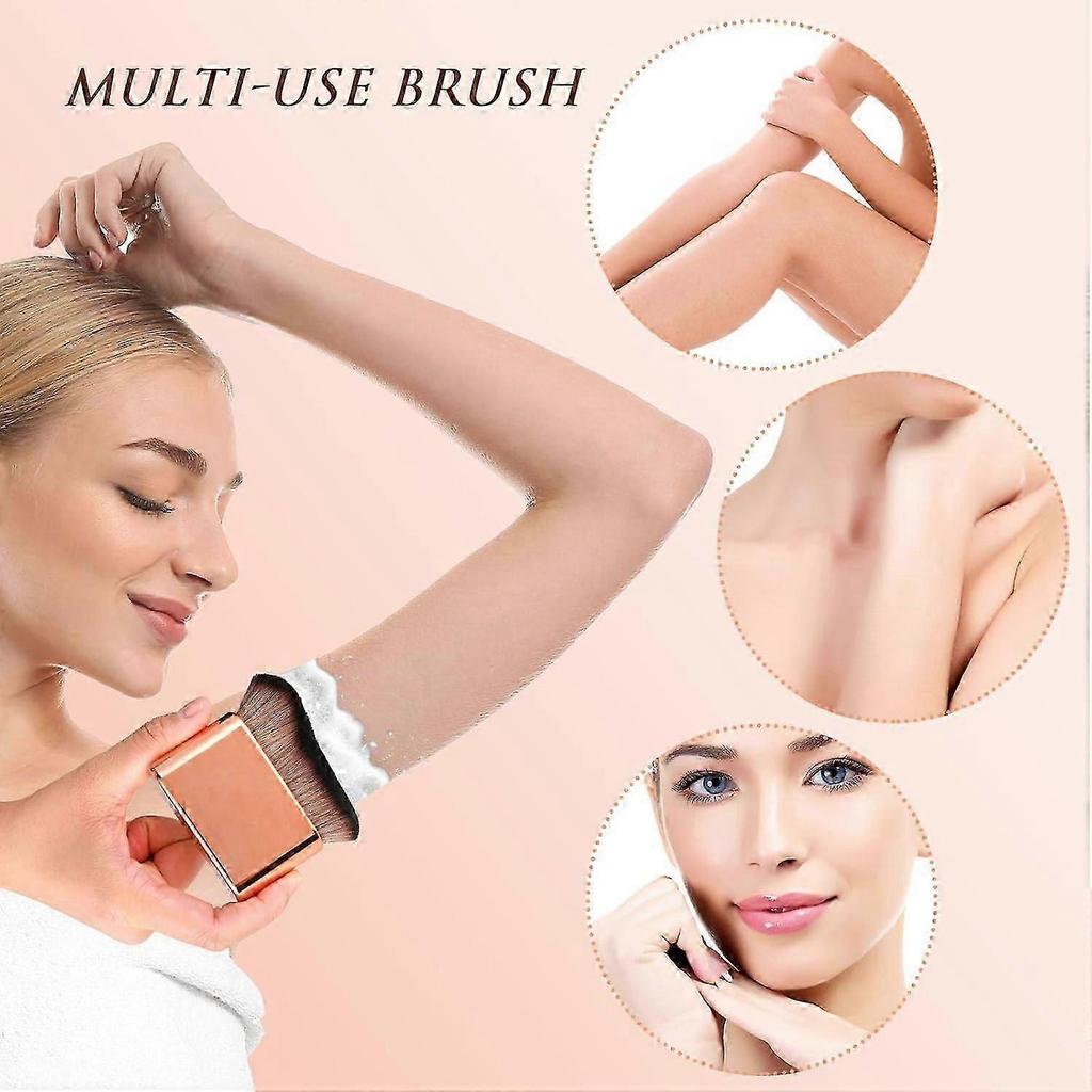 Tanning Brush, Body Makeup Brush Self Tanner Brush for Body Kabuki Foundation Brush Body Makeup Blend & Blur Tan Brush Applicator for Body & Leg Makeu