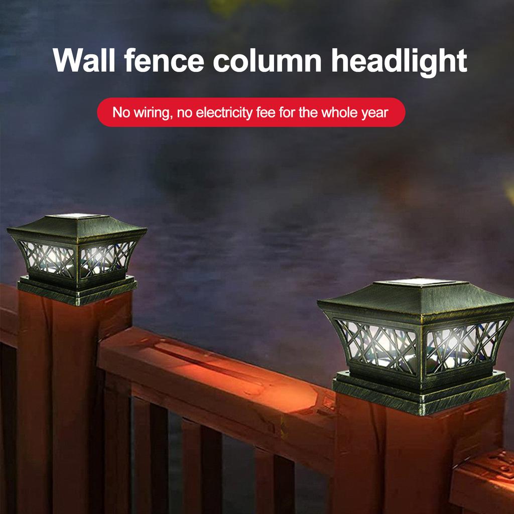 Outdoor Solar Post Lights, Outdoor Fence Post Solar Lights, Solar Decks Fence Post Lights