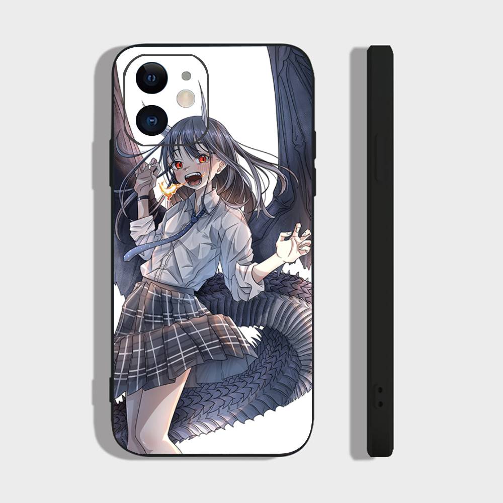 

Ruri D-Dragon Manga Phone Case For IPhone 17 Air 16 15 14 13 Pro Max 11 12 Black Silicone Cover IPHONE 14PRO