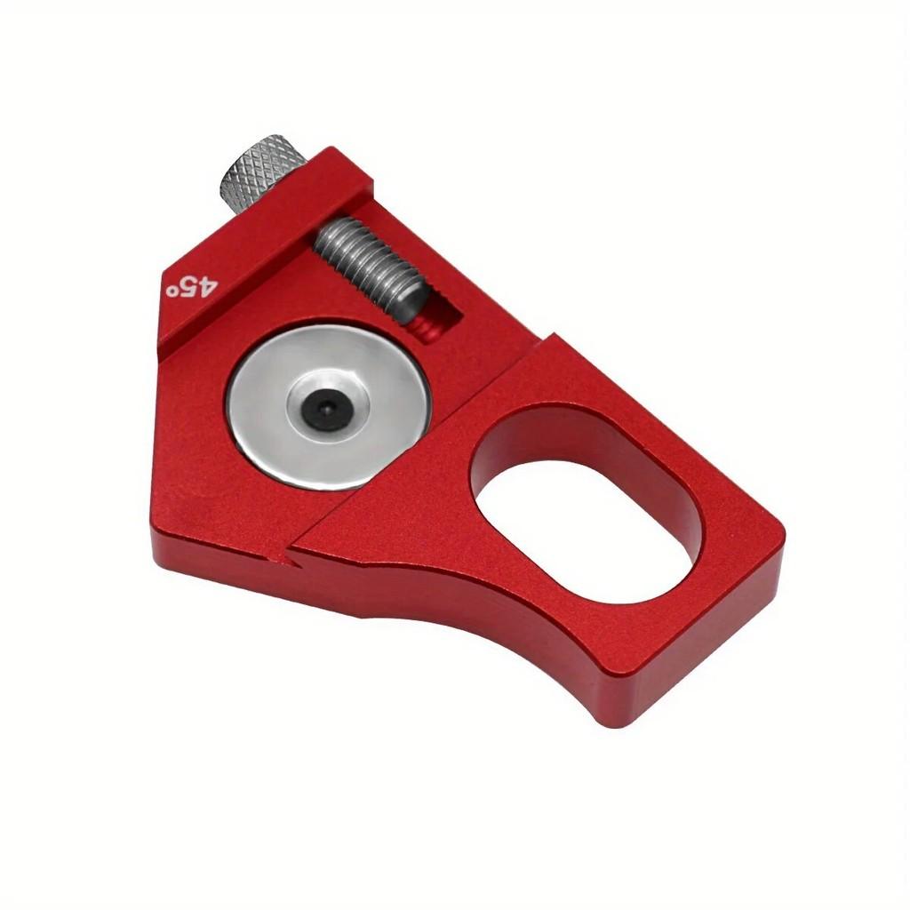 45/90 Grad Stahllinealbegrenzer Tragbarer Positionierungsblock Anschlag Festes Werkzeug Aluminiumlegierung Stahllinealblock