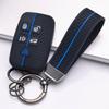 Silikon-Schlüsselanhänger-Abdeckung mit Schlüsselring für Land Rover Range Rover Evoque Discovery Sport Jaguar XE XF XJ F-Pace F-Type Weiche Schutzhülle für Schlüssel Passt für 5