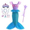 Girl Princess Dress Vestidos Charm Cosplay Costume Kids Birthday Party Halloween Disguise Clothes