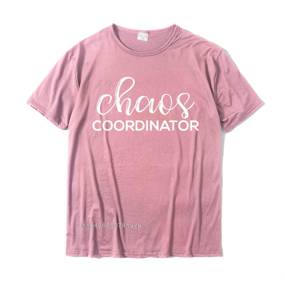 Chaos Coordinator Funny Printed Graphic Mom Babysitter Nanny TShirt Funny Unisexs Tops Shirts Top TShirts Cotton Printed On