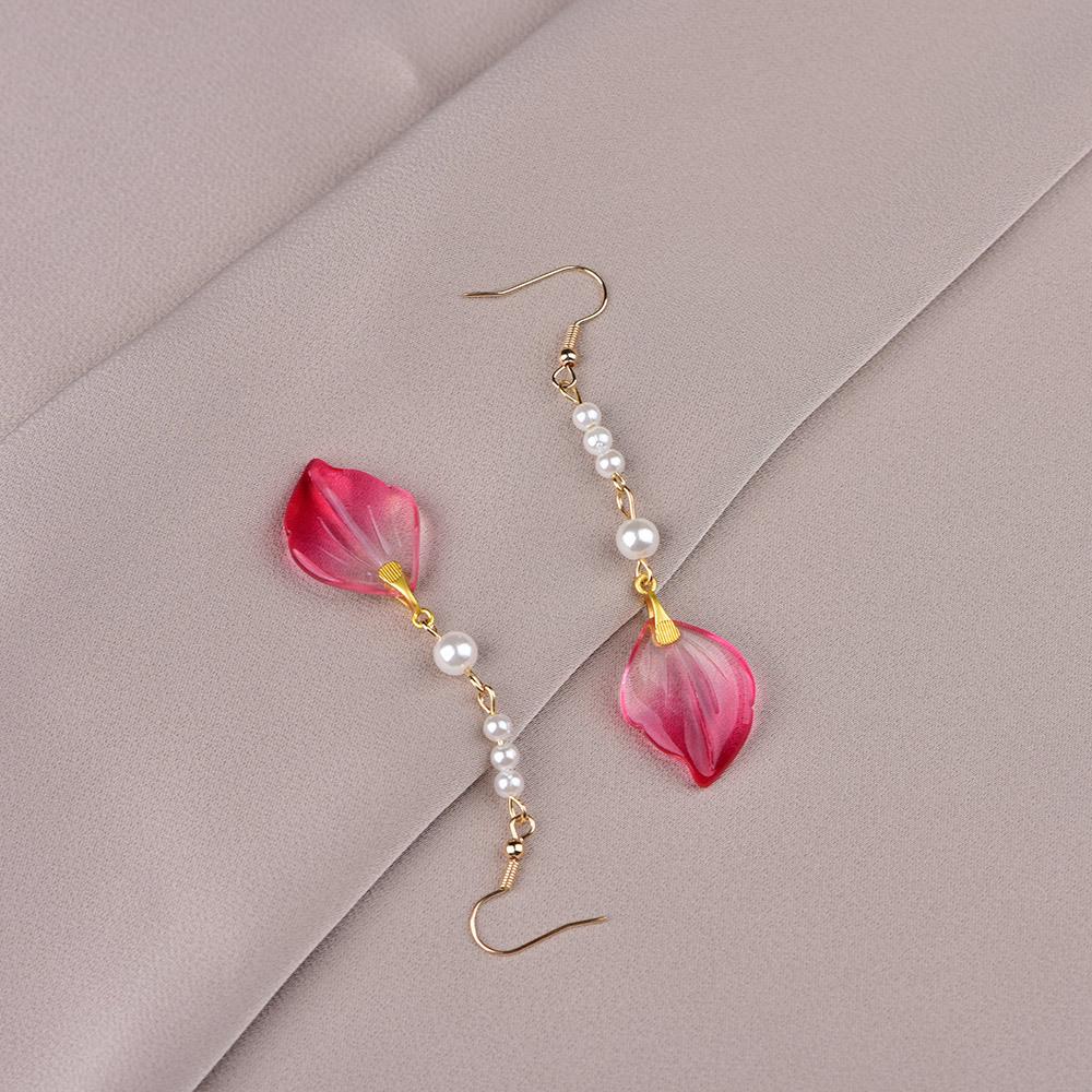Trendy Retro Glass Dangle Earrings: Fashionable, Simple, and Stylish Accessory for Women