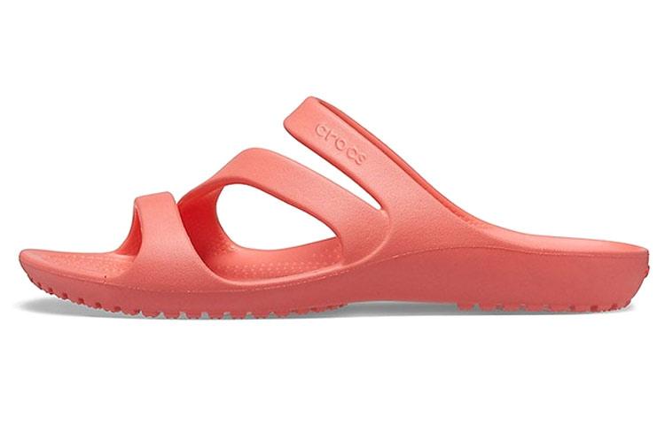 Crocs Orange Red Slippers Women s 206756-6SL 34-35