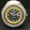 GEBRAUCHTE VINTAGE SEIKO 5 AUTOMATIK 6319A JAPAN HERREN SCHWARZES ZIFFERBLATT UHR a433808-2