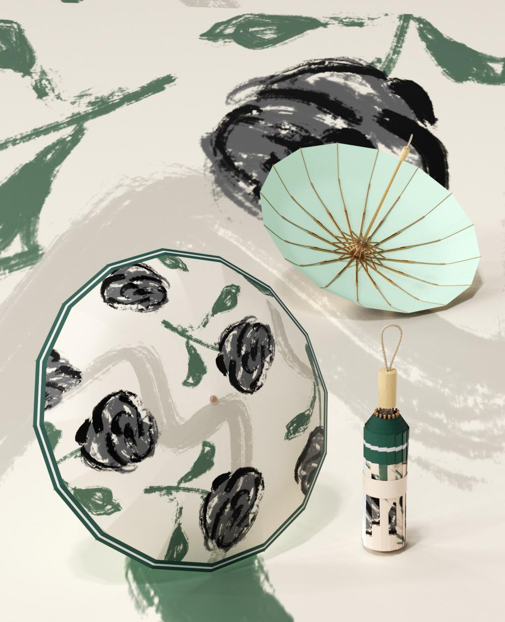 

Ретро ветер 16 спиц трехсложный зонт новый цвет клей солнцезащитный анти-ультрафиолетовый французский погода и дождь зонт от солнца