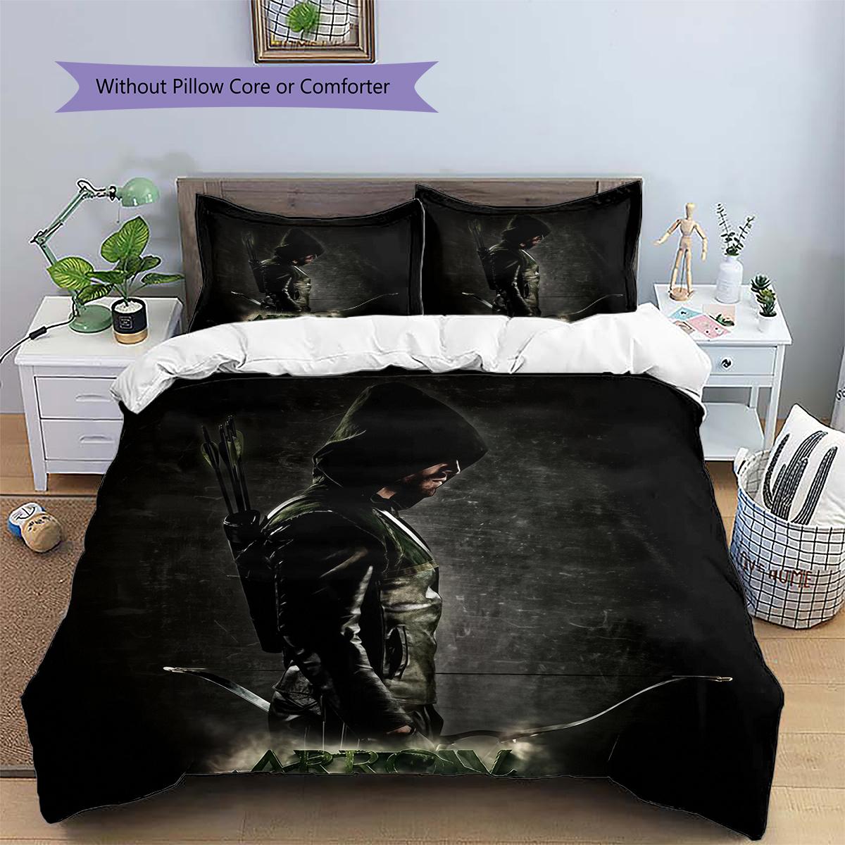 

Arrow Printed Bedding Set Duvet Cover Pillowcase No Filler, Soft Home Bedroom Decor, Perfect Gift for Fans.chl 135x200cm