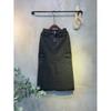 C S In The Room CArgo poCket bACk Slit Semi A lIne Denim Long Skirt 2Color