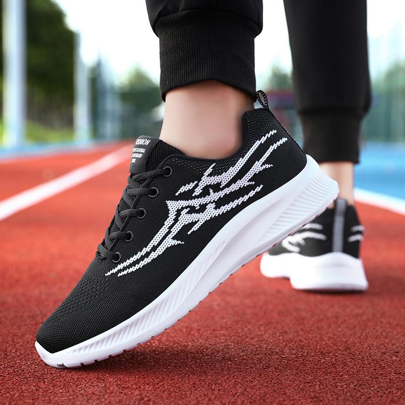 

Summer men s shoes new fly-woven mesh breathable lightweight sports shoes youth outdoor casual non-slip running shoes men 45