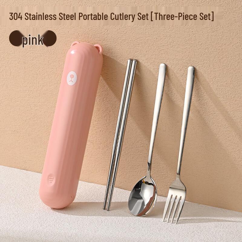 

Wutuo Portable Bear Design 3-Piece Cutlery Set