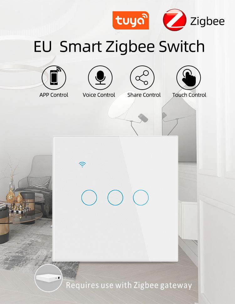 Tuya Graffiti Smart Touch Switch Panel, Alexa Compatible (EU/US/UK/AU)