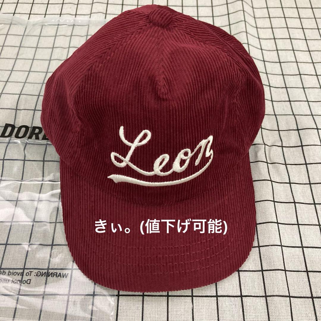 

[USED] AIMÉ LEON DORE embroidered logo corduroy cap