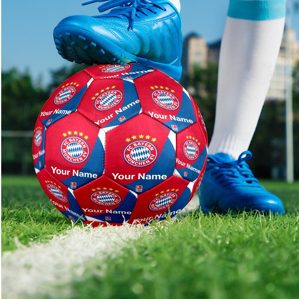 Bayern Munich Fashion Size 5 Football Wearproof Non‑Slip Soccer Ball For Sports Training Entertainment Use