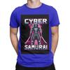 Cyber Samurai Punk Poster Funny 100 Cotton TShirt Cyber Samurai Punk Tees Tops For Unisex