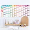 Super Large Wall Sticker 2026 Calendar Reusable Matte Whiteboard Home Work Planner Year-Round Planning Tool