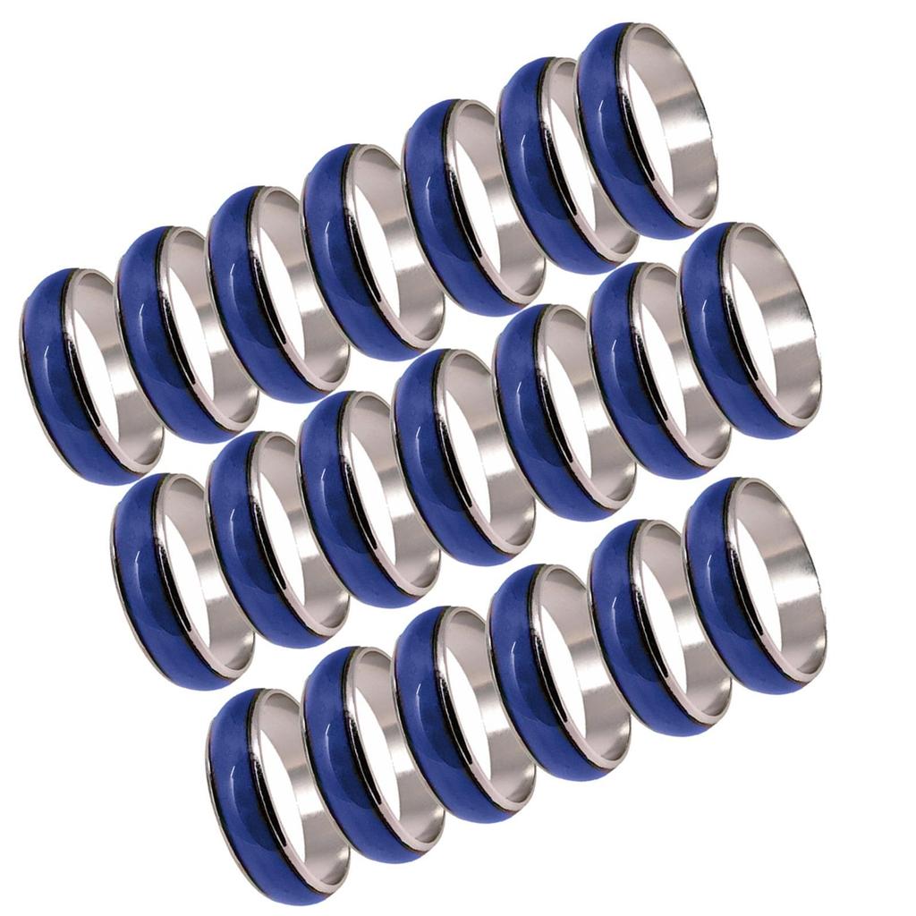 Ring Ring Feeling 6-10 Jewelry Size Mood Change 20pcs Color Amazing Emotion