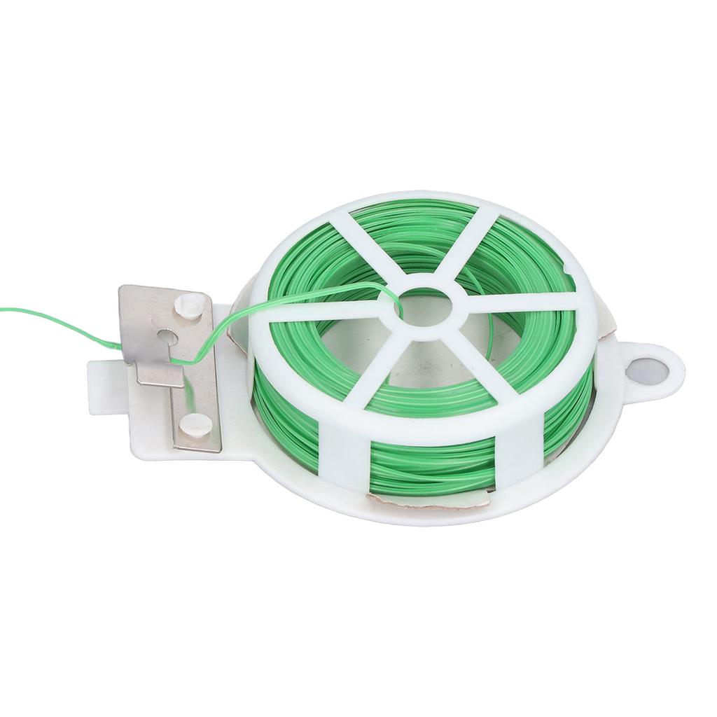 Plant Cable Tie Plastic Steel Wire Twist Roll Dispenser with Cutter for Garden Vegetable Shed50