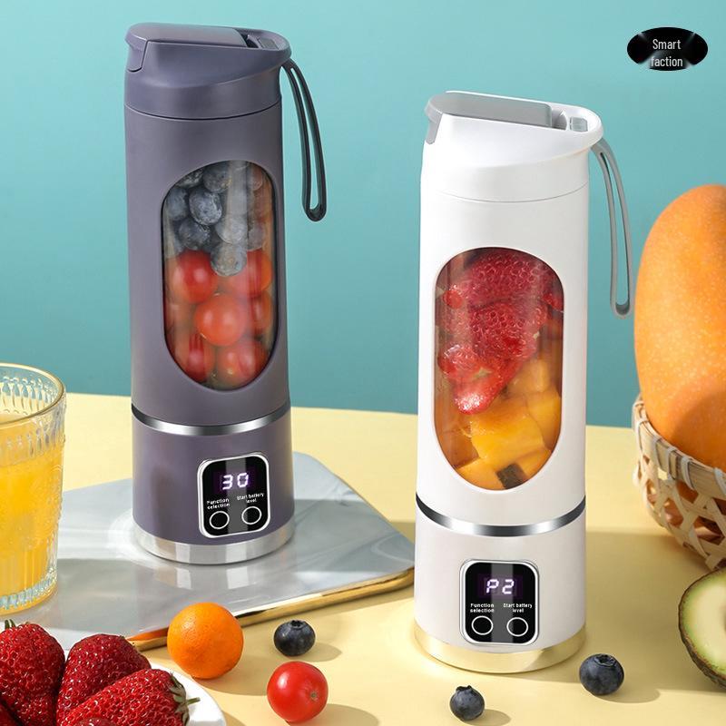 Portable USB Rechargeable Juicer Cup - Universal for All Countries, Food-Grade Juice Blender