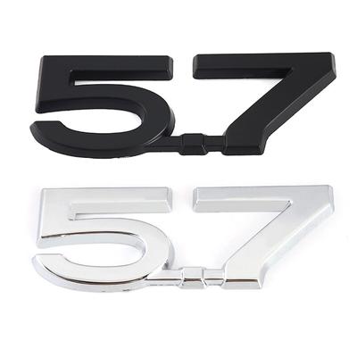 3D Emblem Nameplate Badge Fender Decal 3D Car Sticker 5.7 LITER Logo