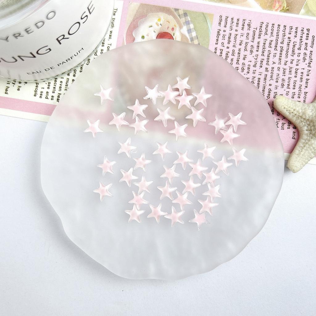 Pink Resin Cartoon Bowknot Heart Bow Tie Little Bunny Nail Art Accessories DIY Nail Hairpin Accessories Wholesale