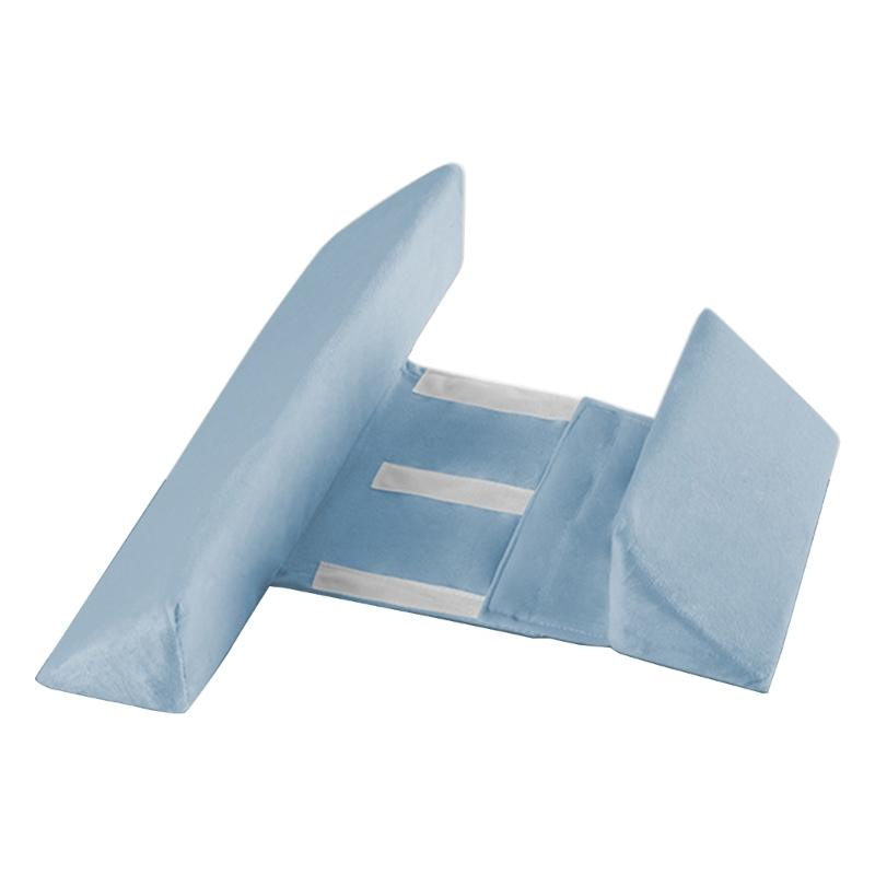 Детская подушка Подушка для сна на боку для младенцев Надежная подушка для новорожденных Подушка для поддержки бока ребенка Дышащая подушка для новорожденных для ребенка синий
