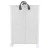 Foldable Laundry Basket with 4 Wheels Space Saving Portable Storage Hamper for Clothing Toys Home Sundries