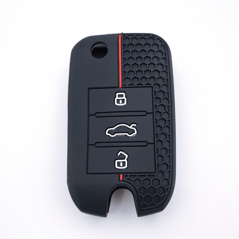 

For Roewe Rx5 Mg3 Mg5 Mg6 Mg7 Mg Zs Gt Gs 350 360 750 Silicone Car Flip Key Case Cover Bag Shell Protector Accessories