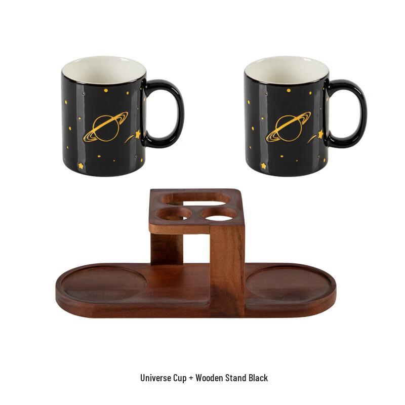 Shangqi Ceramic Couple Toothbrushing Cup Set