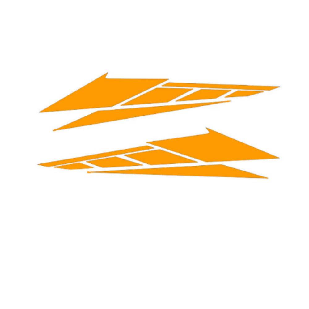 1 Pair Motorcycle Front Fender Anti-Scratch Waterproof Motorbike Car Decorative Stickers Motor Body Accessories