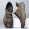 Men's shoes genuine leather men's casual wear-resistant mountaineering shoes outdoor platform hiking shoes men