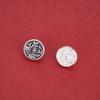 S925 Sterling Silver Button Beads for DIY Bracelet and Jewelry Crafting