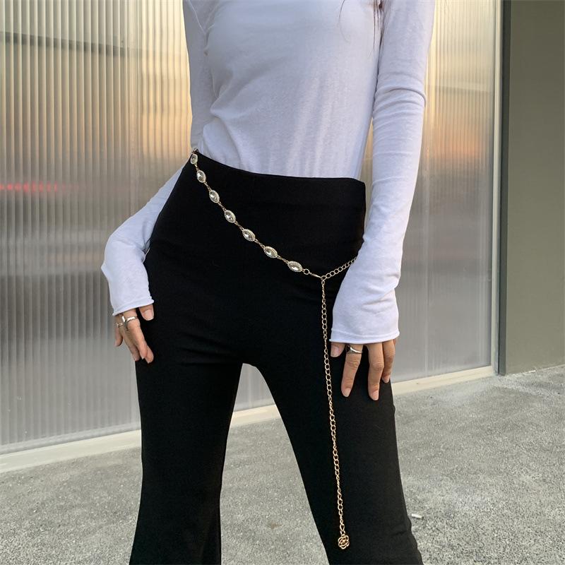 Mei Mary New women's waist chain - stylish and high-end skirt decoration chain - trendy accessory chain
