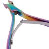 1PCS Nail Art Dead Skin Remover Clipper Scissor Stainless Steel Plating Rainbow Cuticle Nipper Cutter
