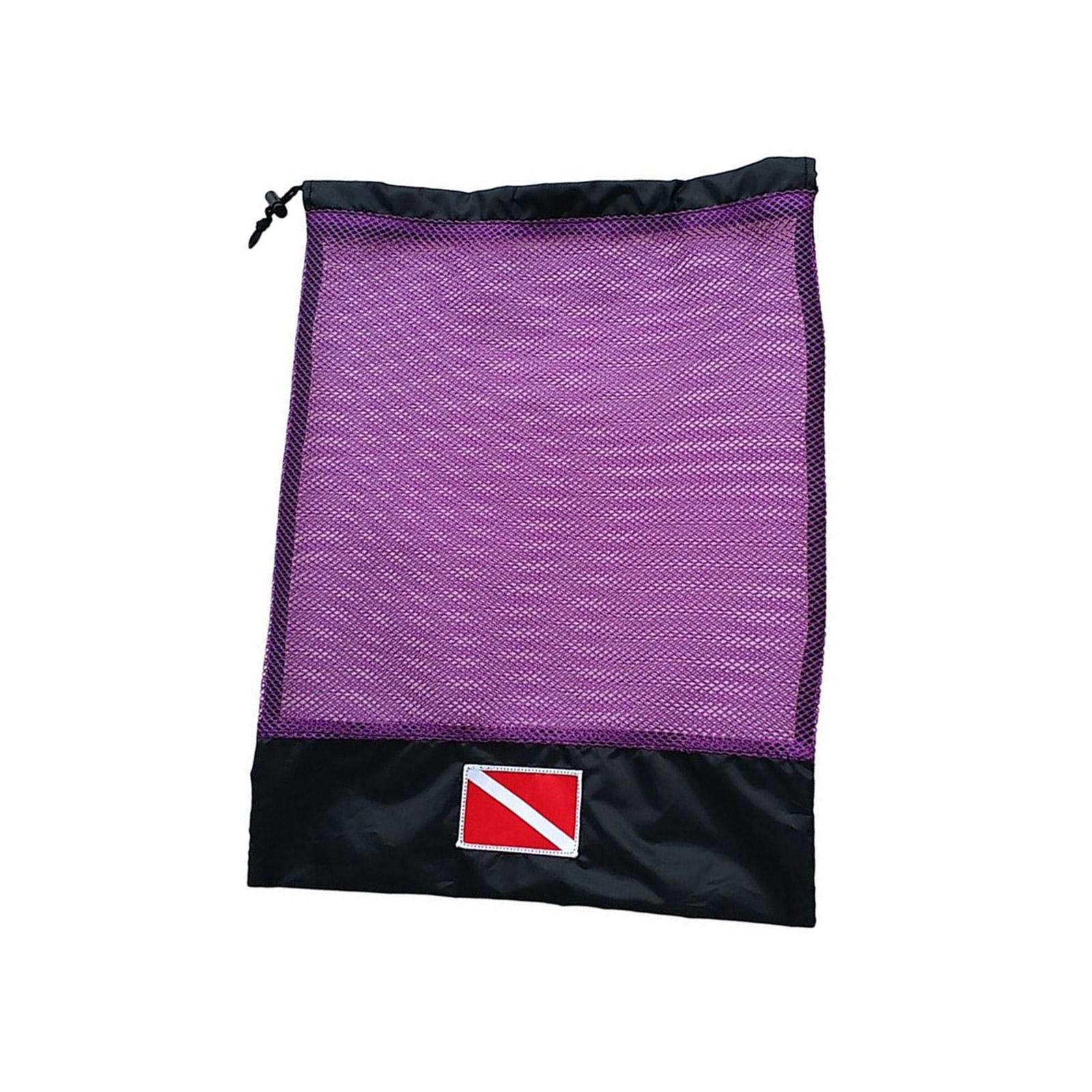 Drawstring Dive Mesh Bag Pouch Fast Drying Dive Swimming Storage Mesh Bag Scuba Snorkel Gear Goggles Handbag Pouch