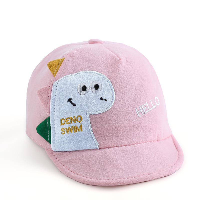 Summer Cute Cartoon Bear Baby Kids Hats Boys Girls Children Outdoor Sunshade Breathable Hats Sun Caps