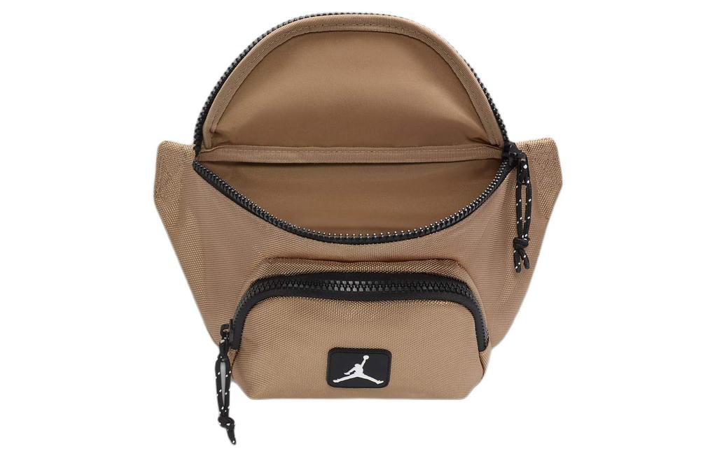 Jordan Polyester Crossbody Bag, Sling Bag, Fanny Pack Regular Unisex Dark Brown HF1892-208