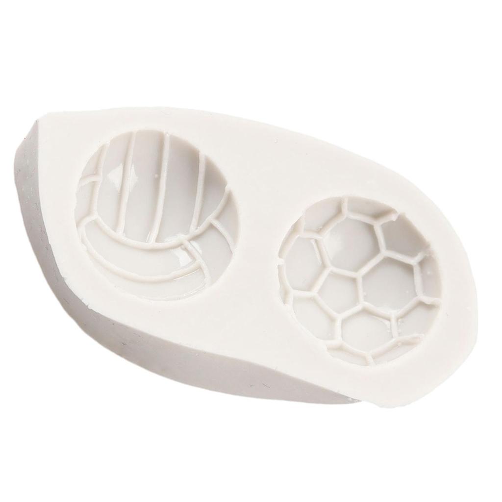 Fotbalové silikonové formy Volejbalová fondánová forma Nástroje na zdobení dortů Toppery na cupcaky Čokoládové bonbóny Řemeslo Gumová pasta Polymerová hlína