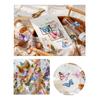 40pcs/pack Nature Series Retro Colorful Butterfly Pet Stickers Adhesive Wallpaper Literary Journal Album Notebook Diy Decoration