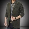 Spring and Autumn Men's Suit Cotton Casual Suit Large Size Small Blazer Tooling Jacket Thin