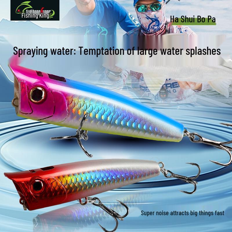 

Светящаяся дальнобойная плавающая приманка для ловли басса с шумом и приподнятым ртом 20g No Hook No Ring